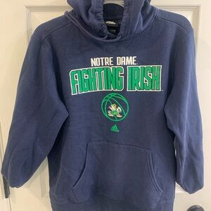 Adidas Notre Dame Fighting Irish Hoodie - Navy